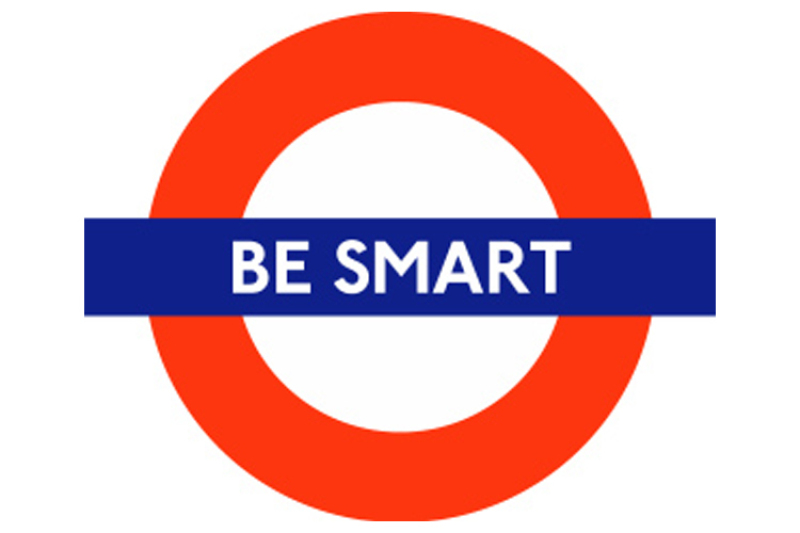 Logo 'Be smart, don't start'